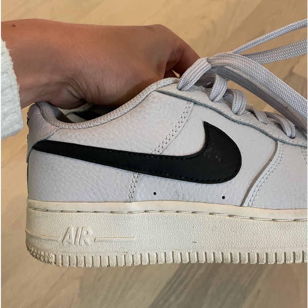 Nike Air Force 1 - Grey & Black - Size 4.5 Boys - fits 6 or 6.5 woman’s